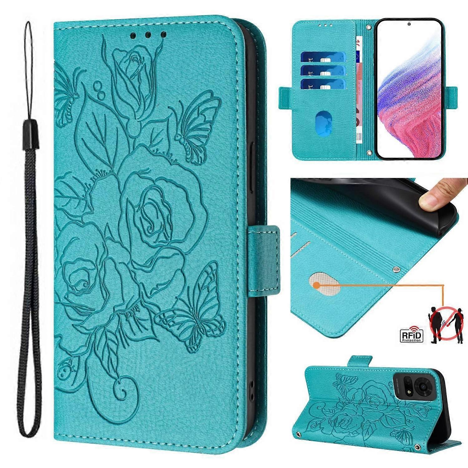 RFID Leather Case For TCL 50 LE 5G