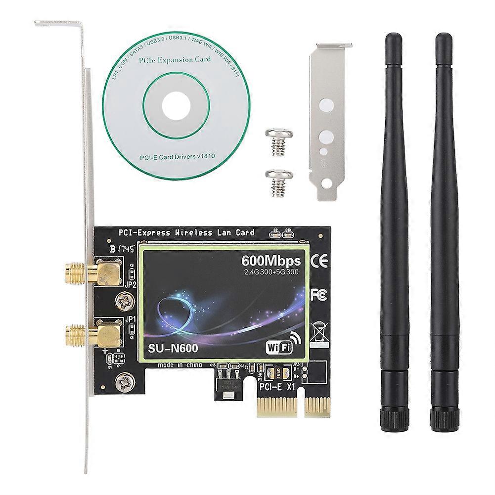 SU N600 PCI-E Desktop-Computer-Hochgeschwindigkeits-Wireless-Netzwerkkarte für Windows