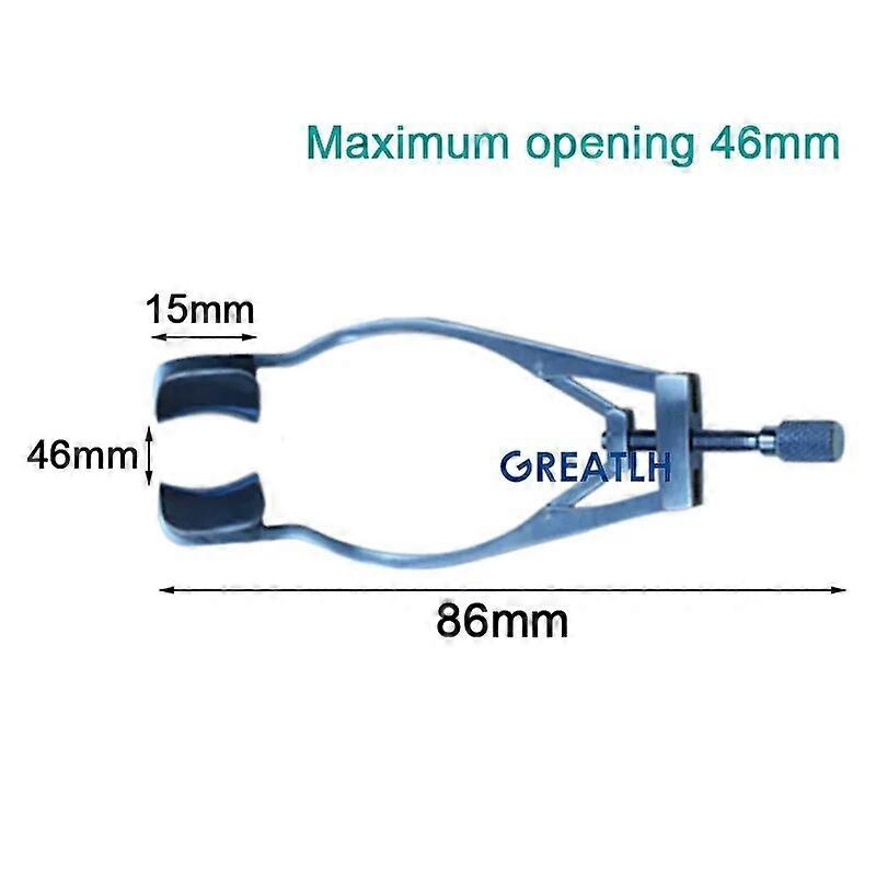 Lieberman Titanium Ögonöppnare Solid Eye Speculas Oftalmiskt kirurgiskt instrument