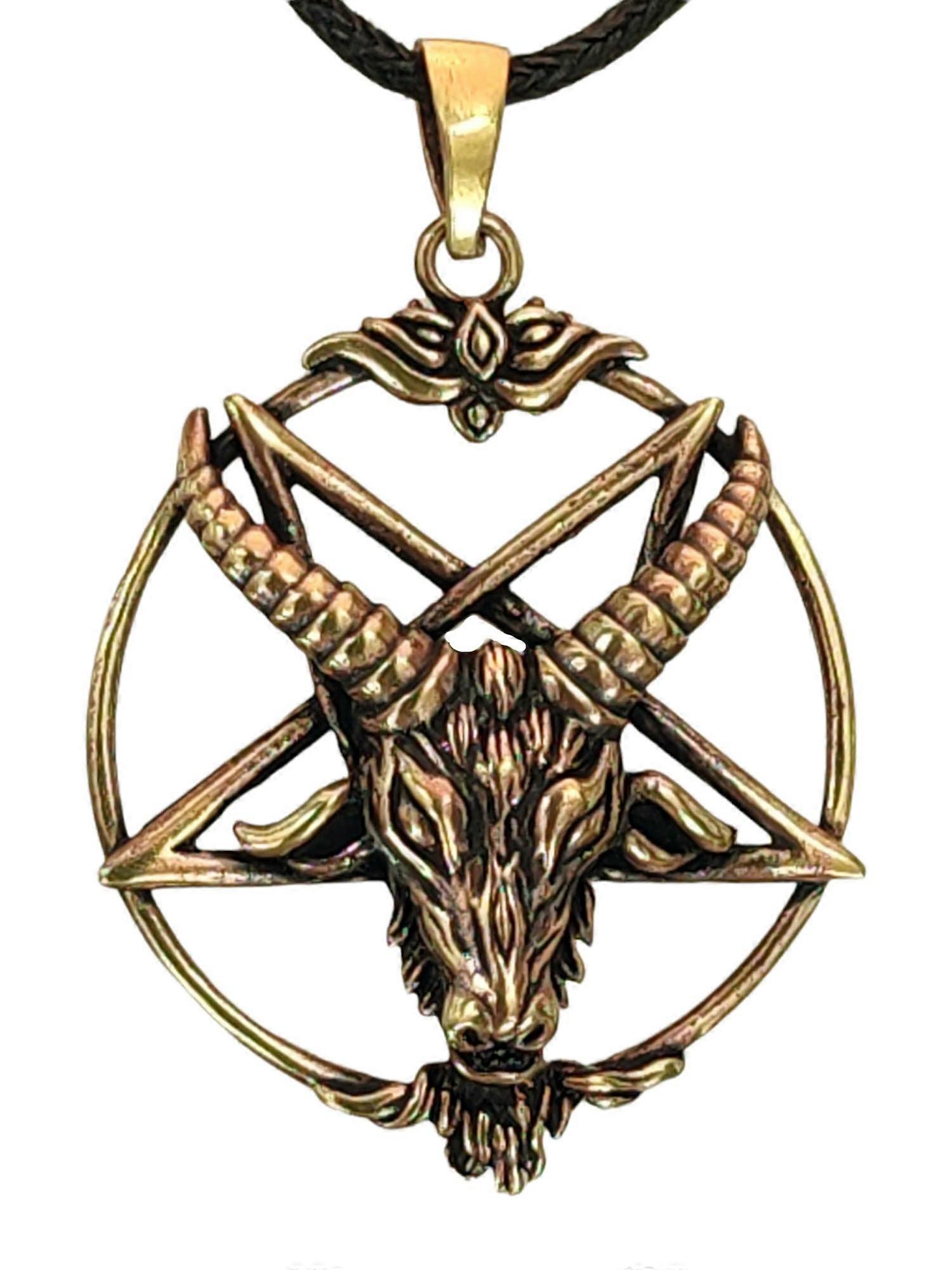 Pendant 143 Pentagram - Bronze