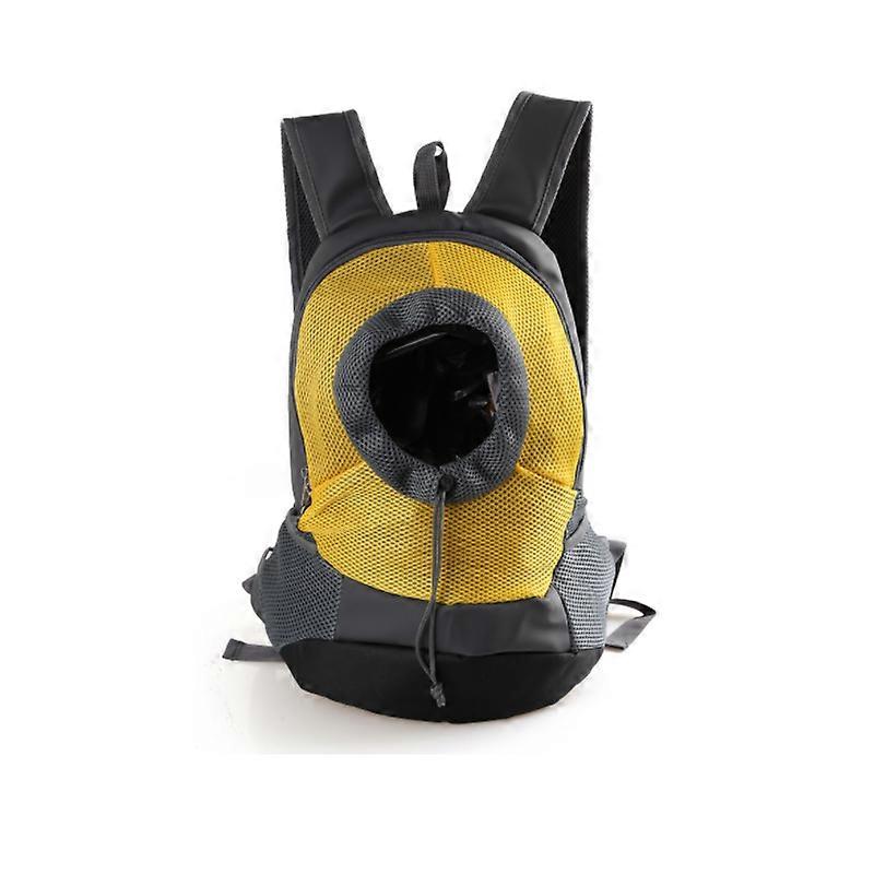 Dyrebærerryggsekk, justerbar netting kjæledyrveske med hodet ut for å ta med kjæledyr