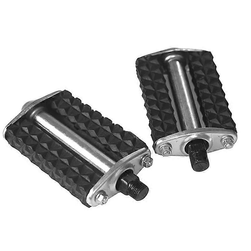 רטרו 28 אינץ 'דוושת אופניים גומי שחור MTB אופני כביש תלת אופן חלקי רכיבה על אופניים דוושות בסגנון ישן וינטאג '