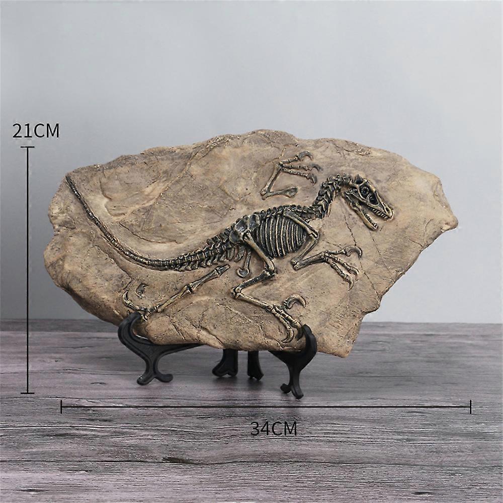 Jurassic Dinosaur Fossil Statue Resin Sculpture Figurine Office Home Decoration Ornaments Desktop Decor Handmade Craft Art