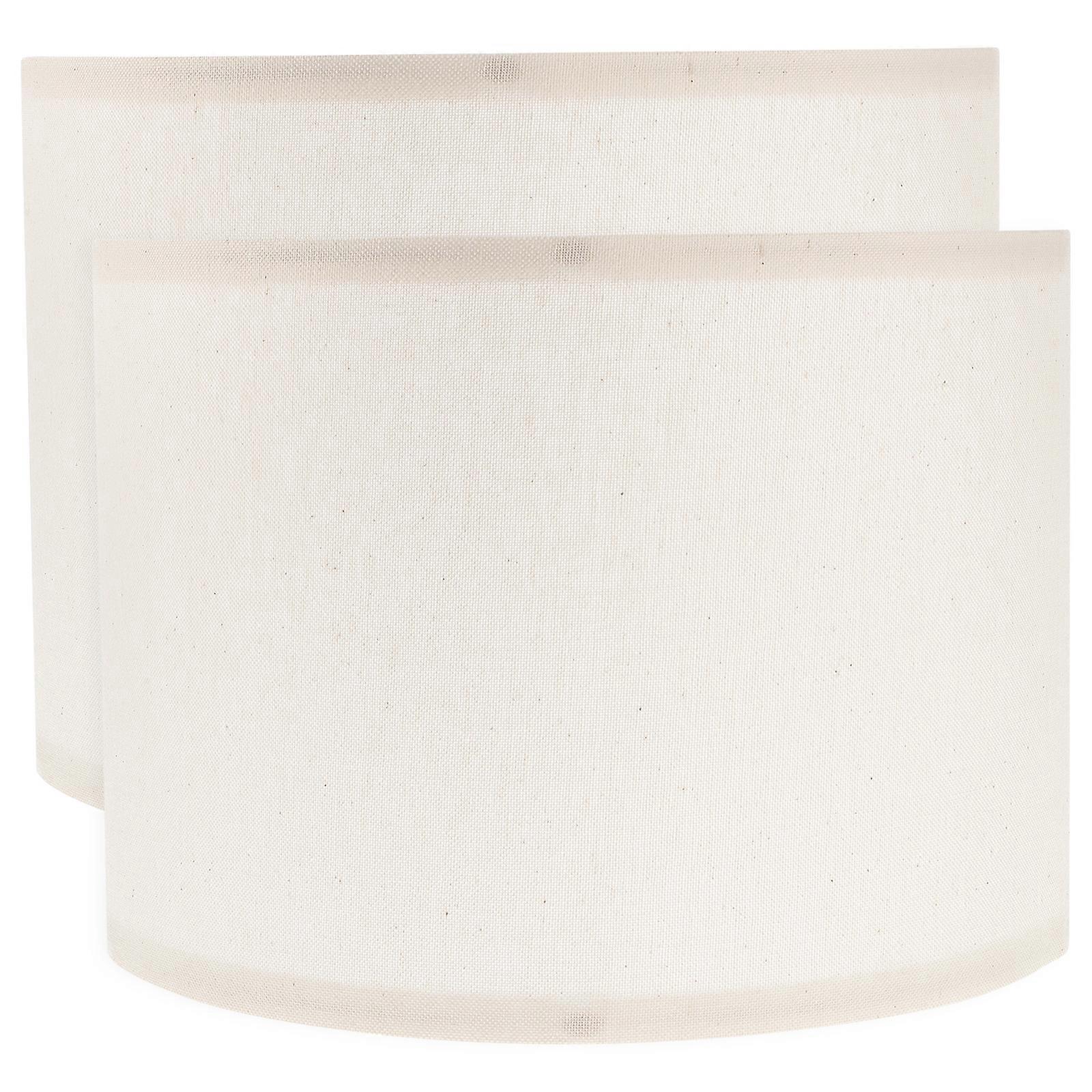 Lot de 2 abat-jours en tissu pour lampe de table simple, idéal pour une chambre à coucher ou un salon