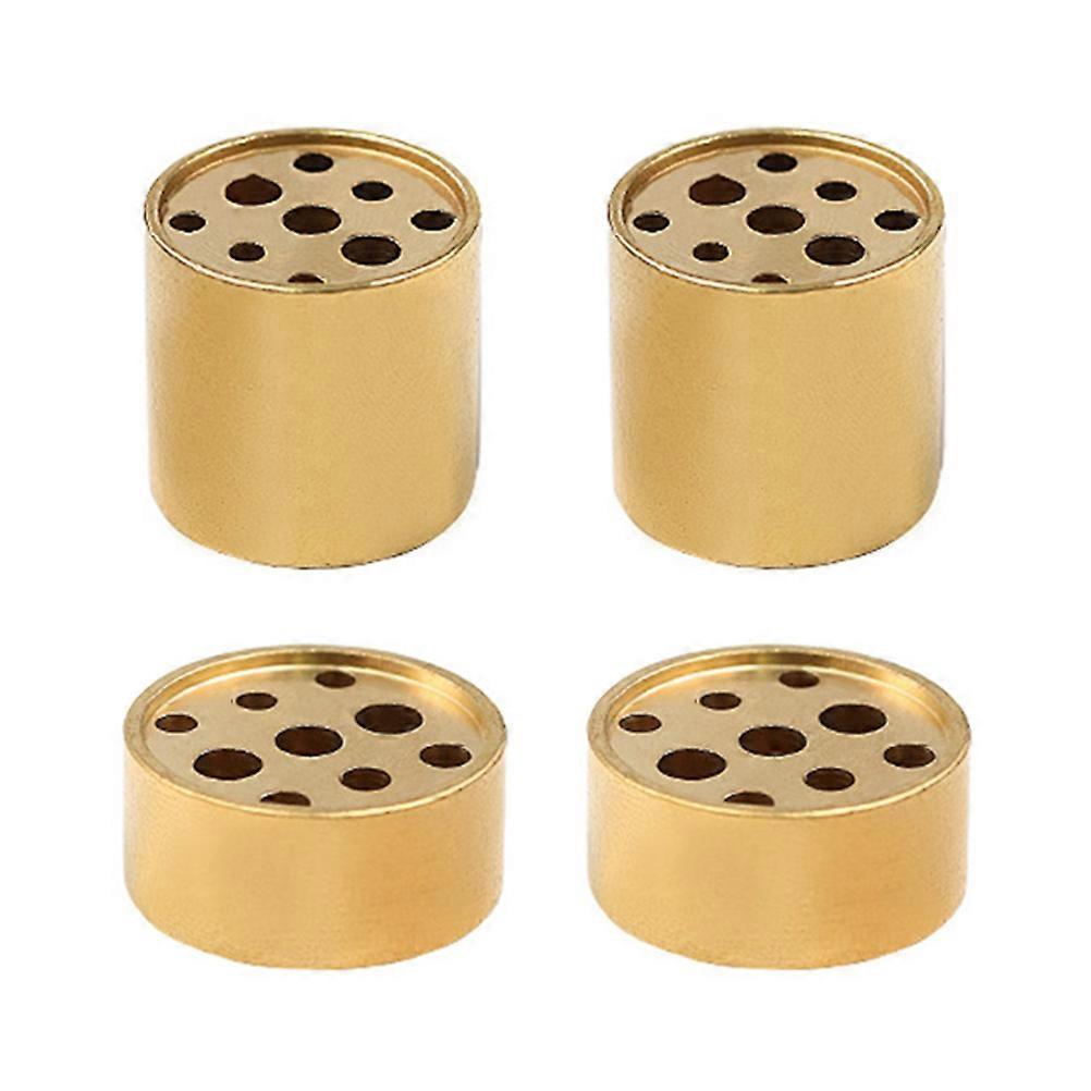 4 stuks koperen multi-hole wierookhouders 9-gaats wierook stokjes bases delicate decors