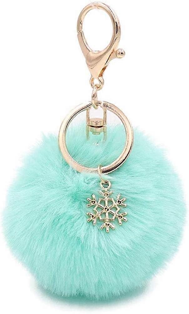 Pom Pom Keychain Artificial Fur Ball Keychain Fluffy Accessories Car Bag Charm
