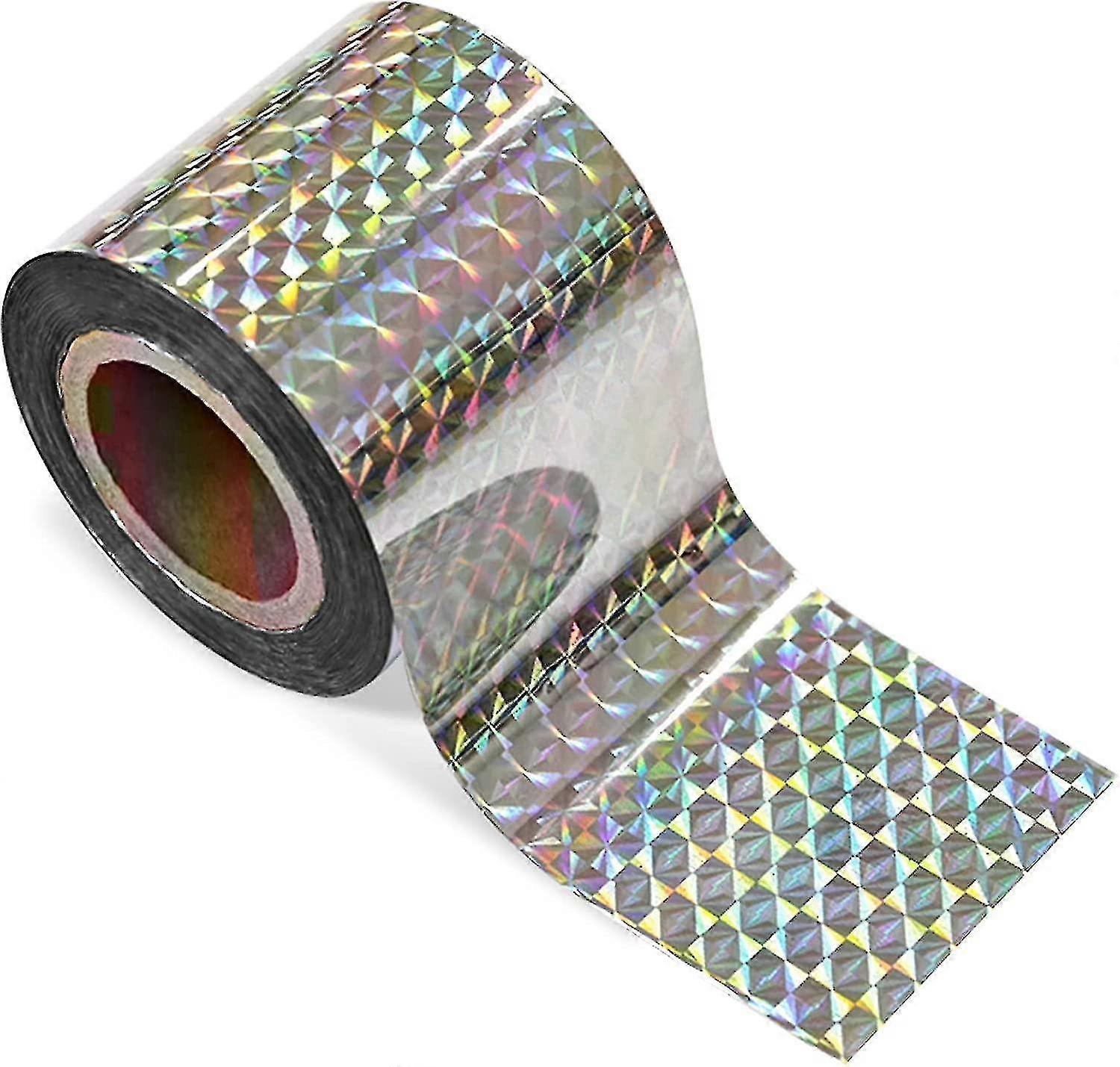 45m Anti Pigeon Bird Repeller Tape Double Sided Anti Bird Repellent Tape Shiny Holographic Bird Repellent Tape For Scaring Birds Bird Scarer Birds