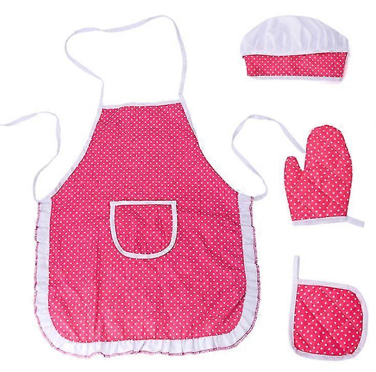 Girls kitchen apron set for cooking,baking