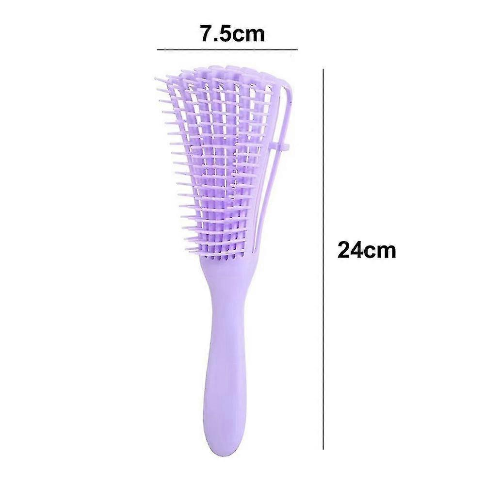 Large Vented Quick Drying Comb Massage Hair Brush,purple