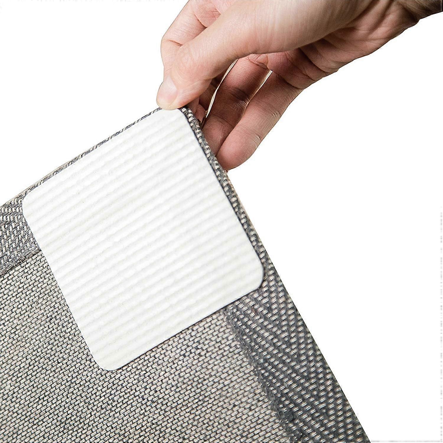 Paquet de 8 pinces tapis antidrapantes et lavables - maintiennent les tapis en place