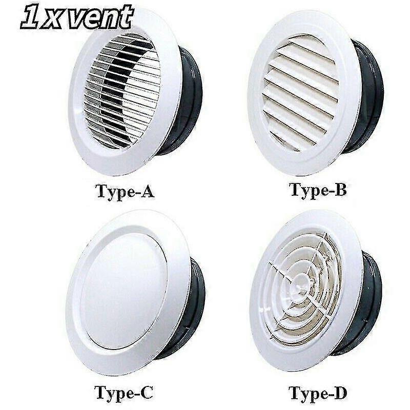 1pc Round Flat Ventilation Cover Circular Duct Ventilation Cupboard_la100mm