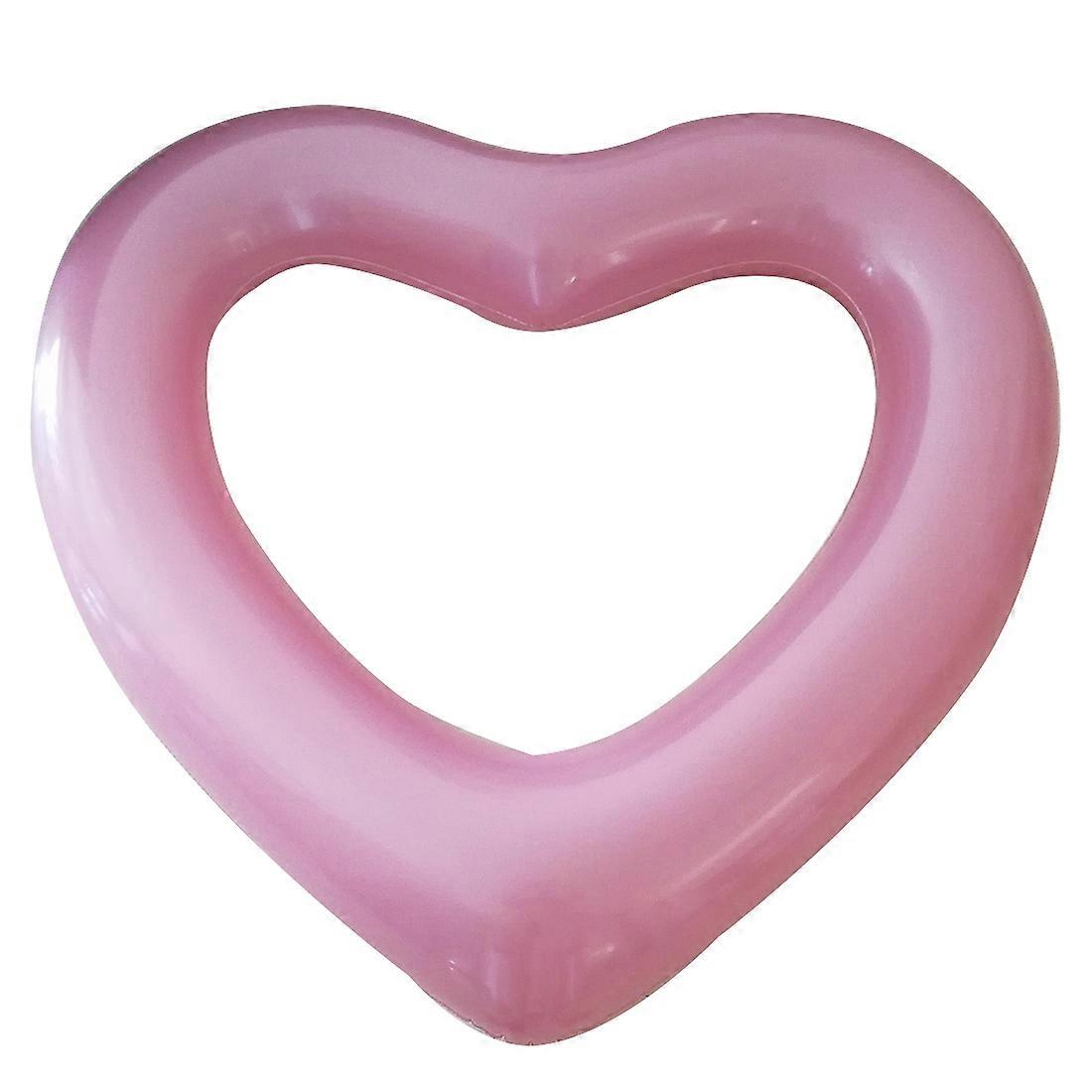 Love Heart Shaped Inflatable Floating Swimming Ring