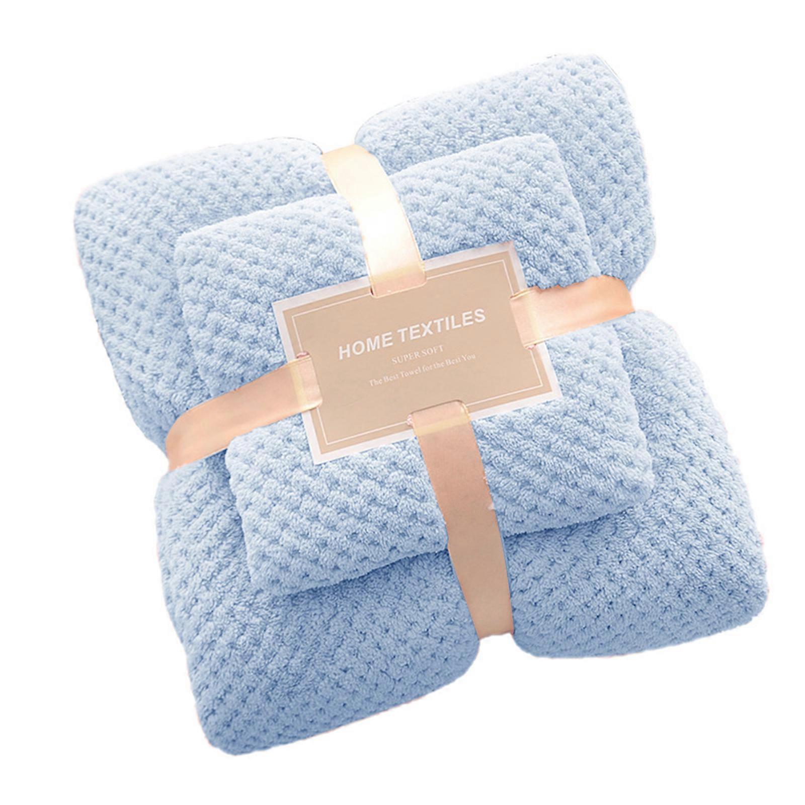 Bathroom Towel Set, Luxurious Super Soft Cotton, Very Absorbent, Lightweight