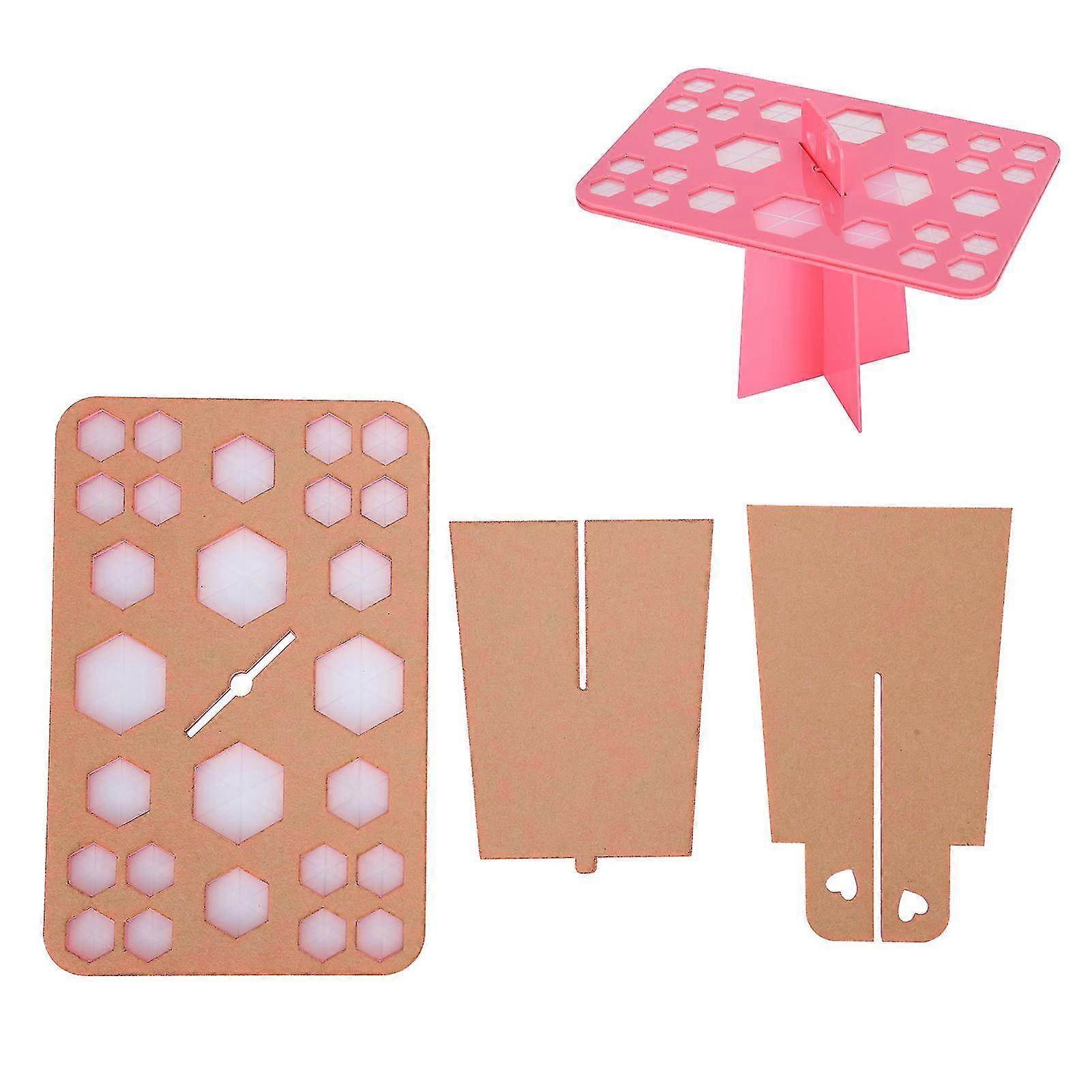 Makeup Brush Drying Rack Organizer Cosmetic Brush Display Stand Shelf Tool