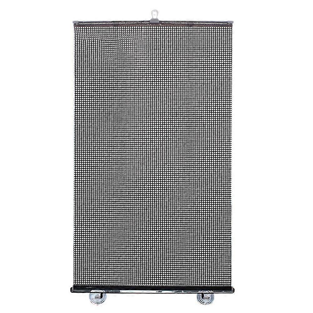 Car Window Sun Shade Roller Blind Screen Protector 45*125cm (Black)