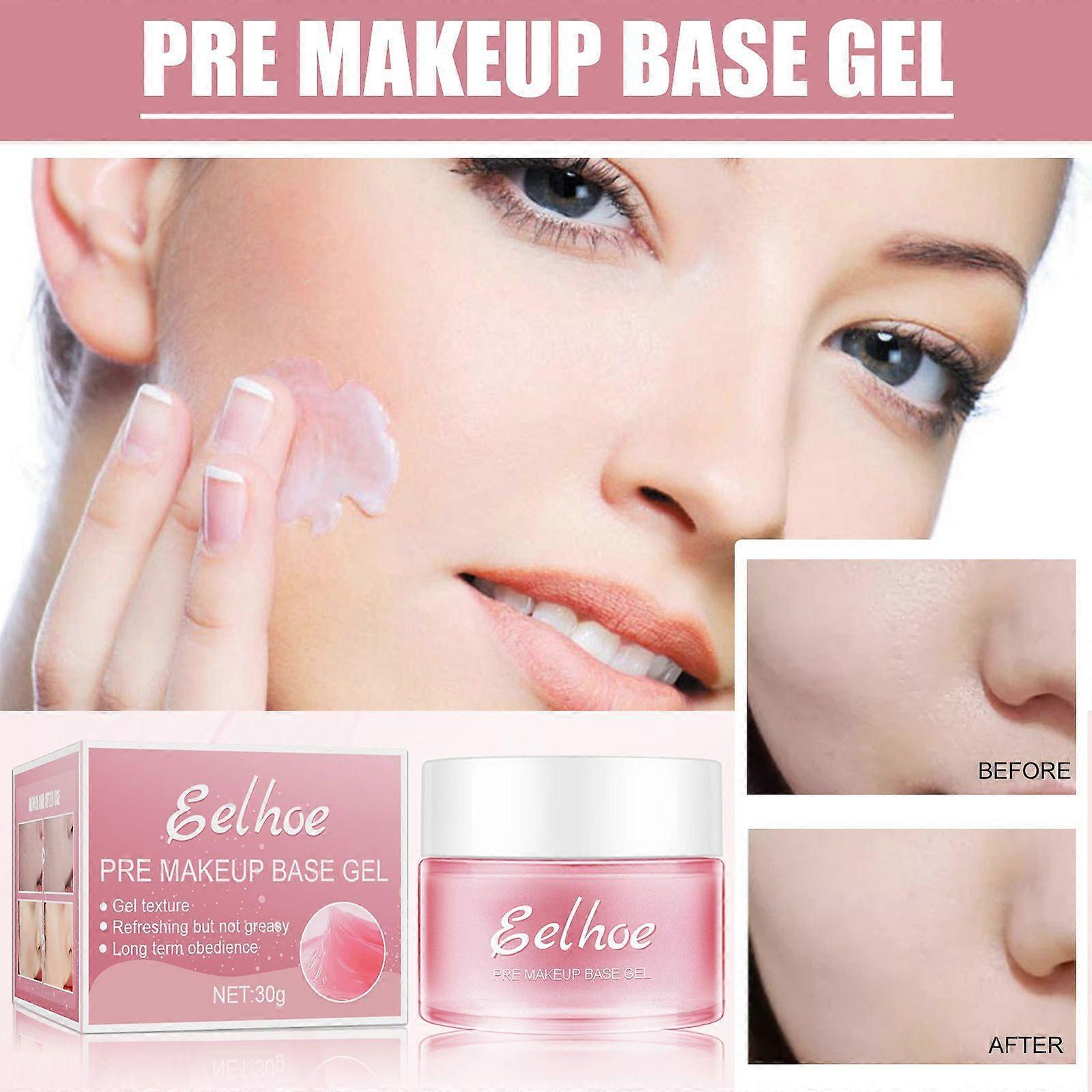 Pore Primer Gel Crème,Pore Base Gel Cream Invisible Pore Face Primer, Duskweling Face Primer pour le maquillage naturel