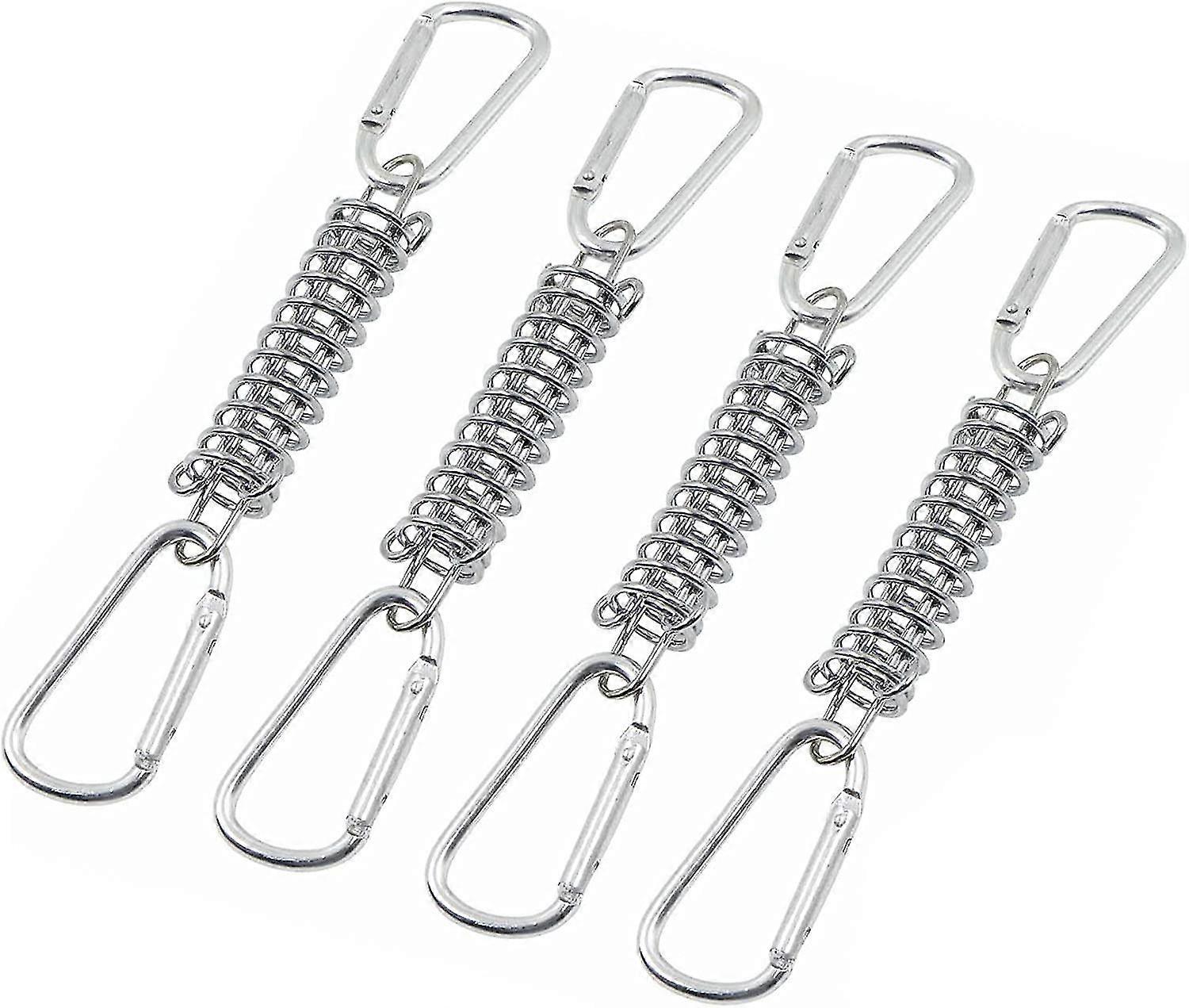 4pcs Awning Attachment Set Tension Spring, Alloy Spring Awning Spring Buckle, Heavy Duty Sun Shade Sail Fixing Kit