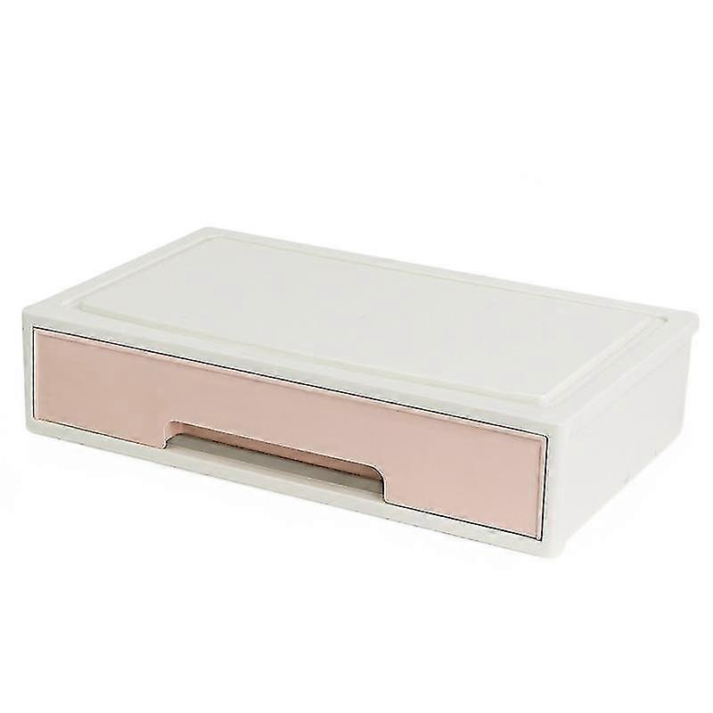 Simple Stackable Storage Box, Single-layer Transparent Drawer Storage Cabinet, Desktop Sundries Cosm