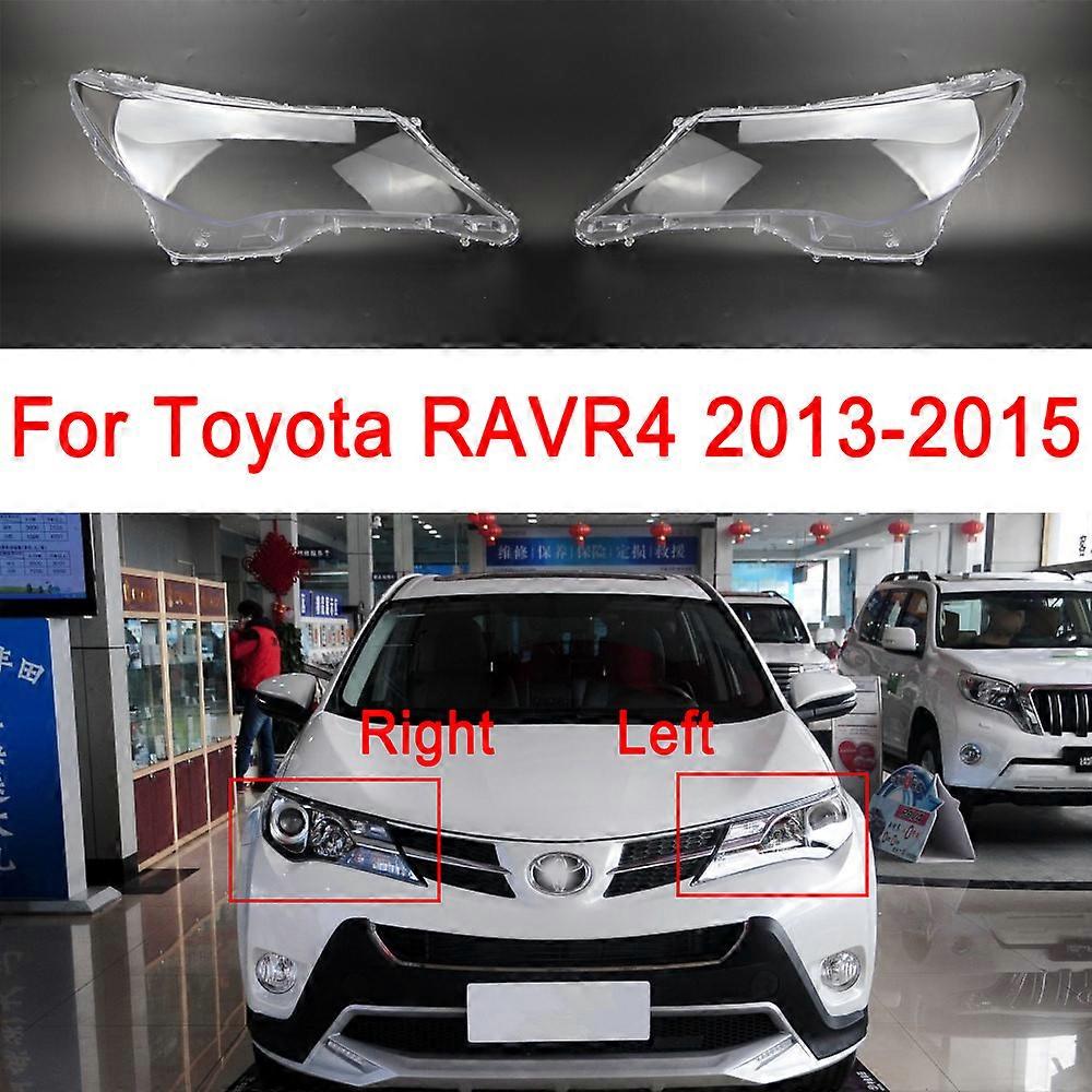 Auto Front Headlight Transparent Cover Shell HeadLight Transparent Lightshade Glass Lens Cover For Toyota RAV4 2013-2015