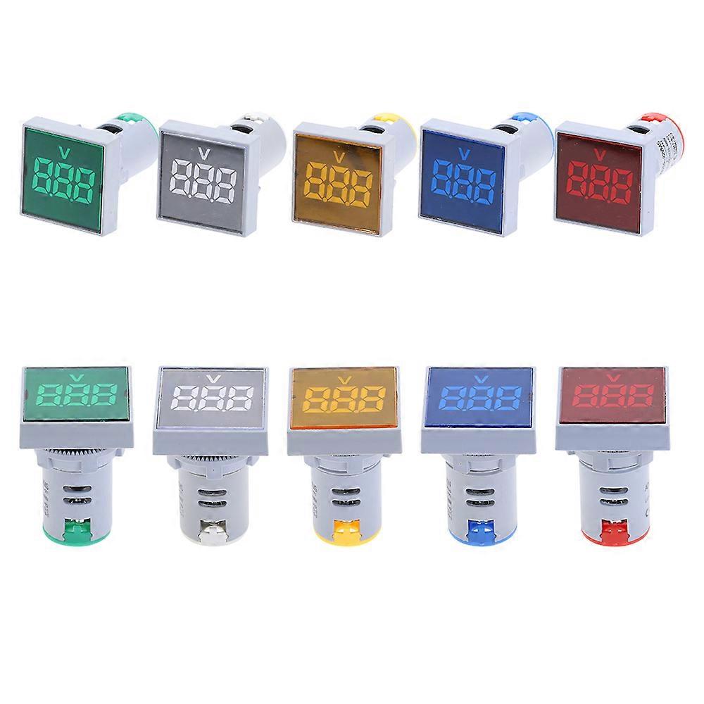 Digital Frequenzmessgerät 10-99,9Hz AC 50-500V - 72x72mm LED Anzeige ±1% Genauigkeit