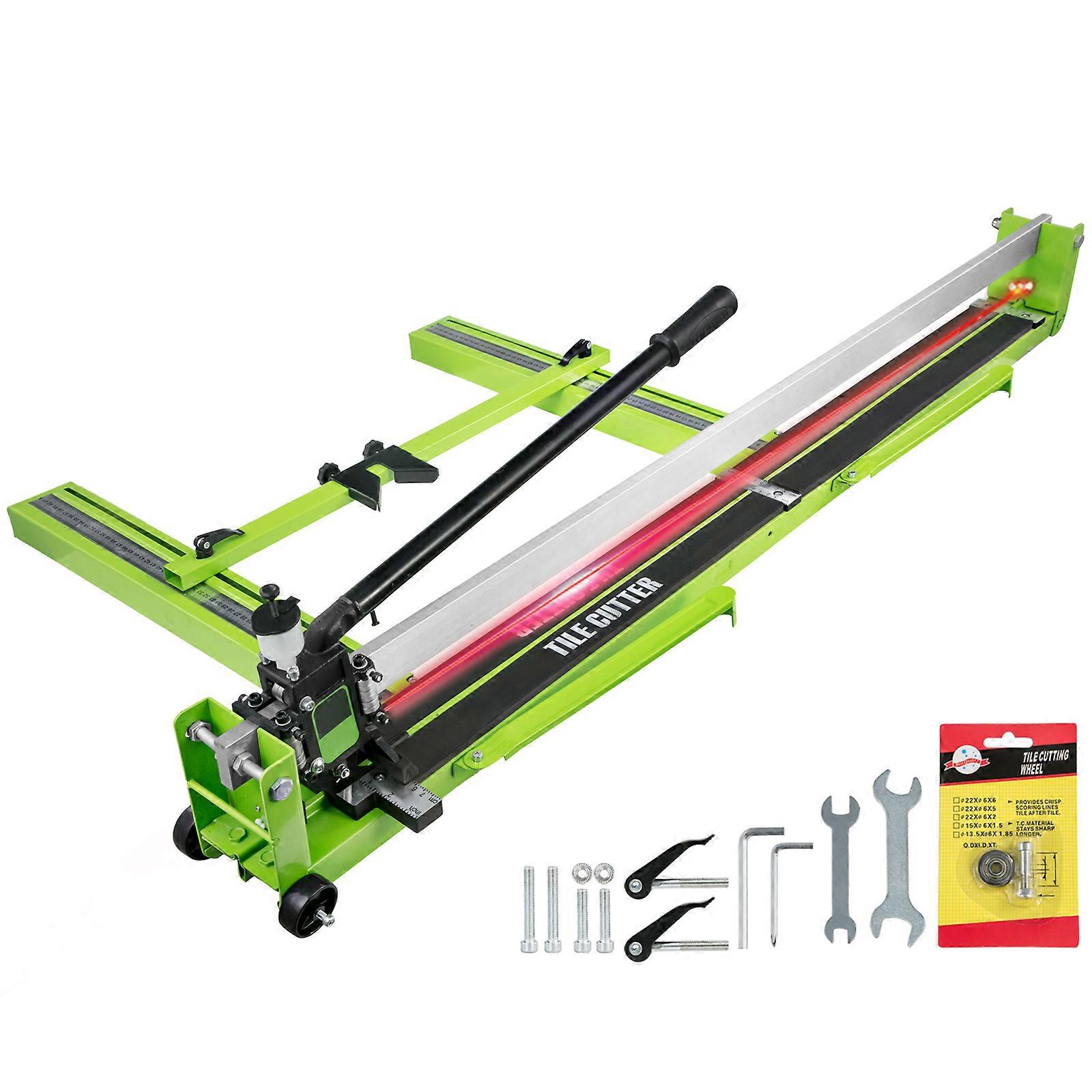 35.4" Portable Manual Tile Cutter Precise Laser Cutting Machine 900mm