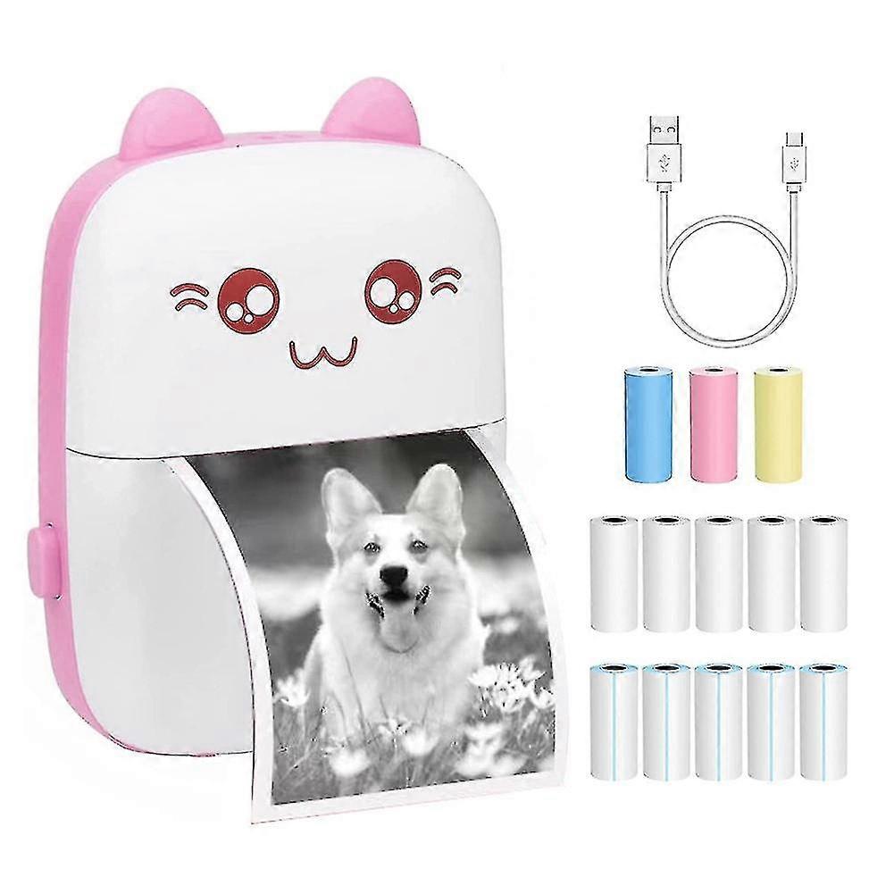 Portable Printer Mini Print Photo Pocket Printer Mobile Photo Printer For Sma