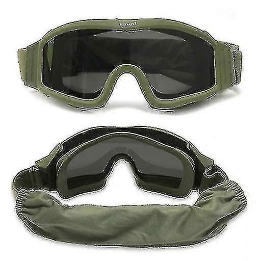 3 In 1 Tactical Glasses Military Shooting