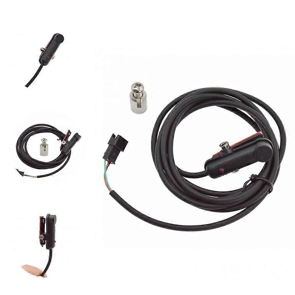 Excellent Bike Speed Sensor Ultra-light Rust-proof Black Color E-Bike Wheel Rim Speed Detector