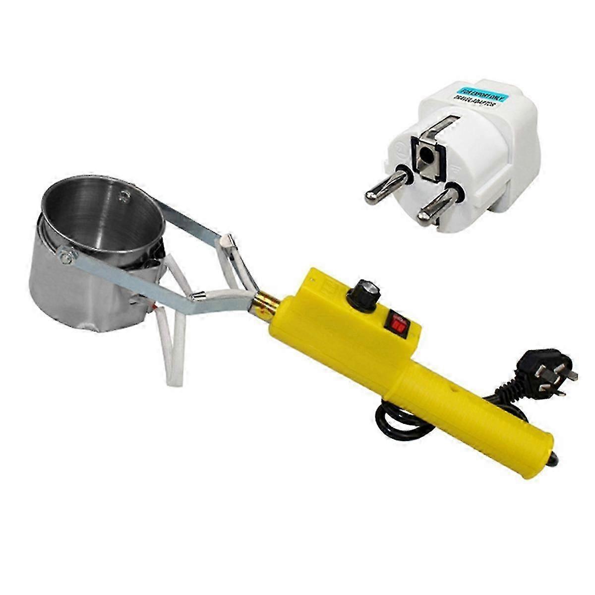 500W Tin Melting Solder Pot Handheld Soldering Repair Furnace Adjustable Temperature Desoldering Pot Tool EU Plug