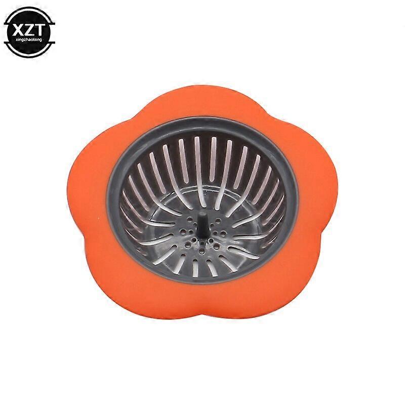 1Pcs Hot Flower Shaped Silicone TPR Kitchen Sink Strainer Bathroom Shower Sink Cover sink colander Sewer Filter Bathroom ToolCraft Pipe Cleaners