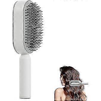 Self-cleaning Hair Brush, 3d Air Cushion Massage Brush, Hair Brush Without Pulling, Detangling Brush, Scalp Massage Brush For Wet Or Dry Hair