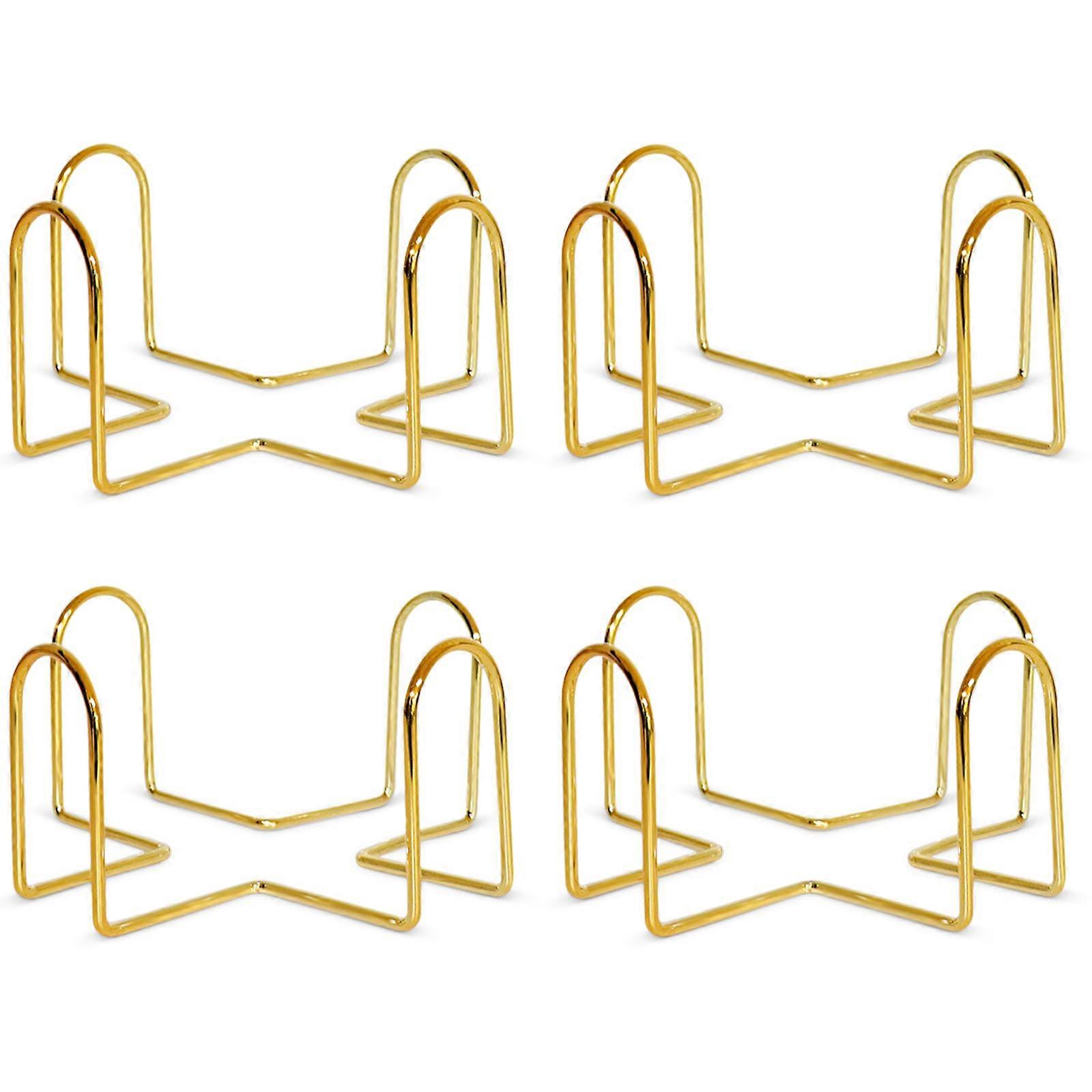 Coaster Holder, 4 PCS Metal Holder for Square or Round Coaster Sets