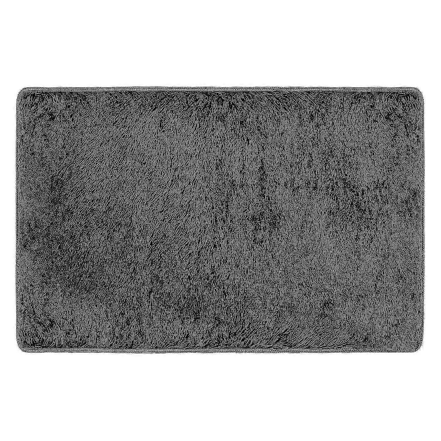 Fluffy Rugs Compatible With Bedroom,With Backing Non-Slip Points(4x6 Feet,Black)