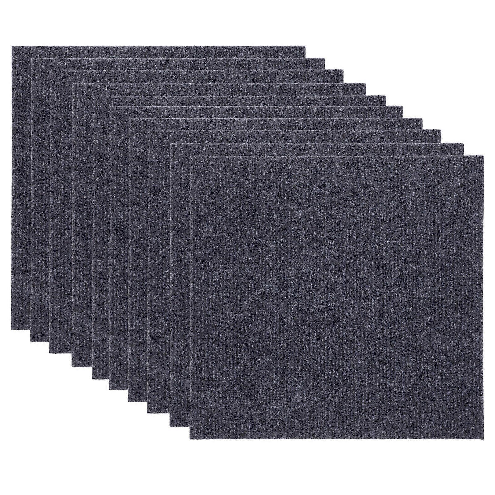 10pcs Carpet Tiles Square Carpet Floor Tiles Thicken Carpet Mat DIY Floor Puzzle Tiles