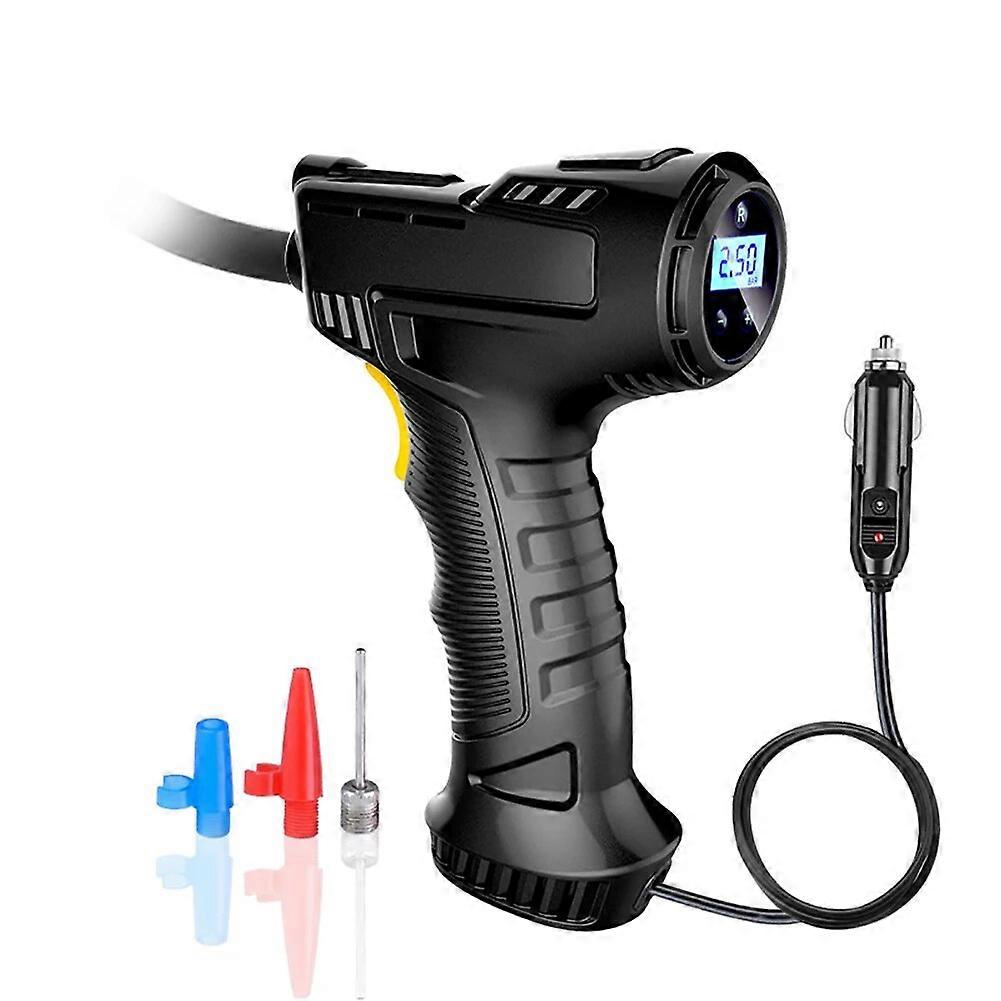 Handheld Auto Inflator Fast Heat Dissipation Portable Wireless Inflation Pump 12V Electric Motorcycle Pump for Car Bicycle Balls