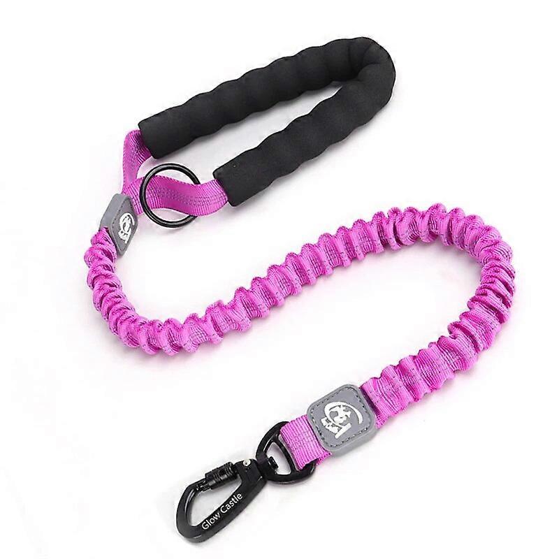 Elastic Reflective Dog Leash,Retractable Pet Leash with Comfortable Foam Handle Three Sizes for Medium To Large Pet Accessories