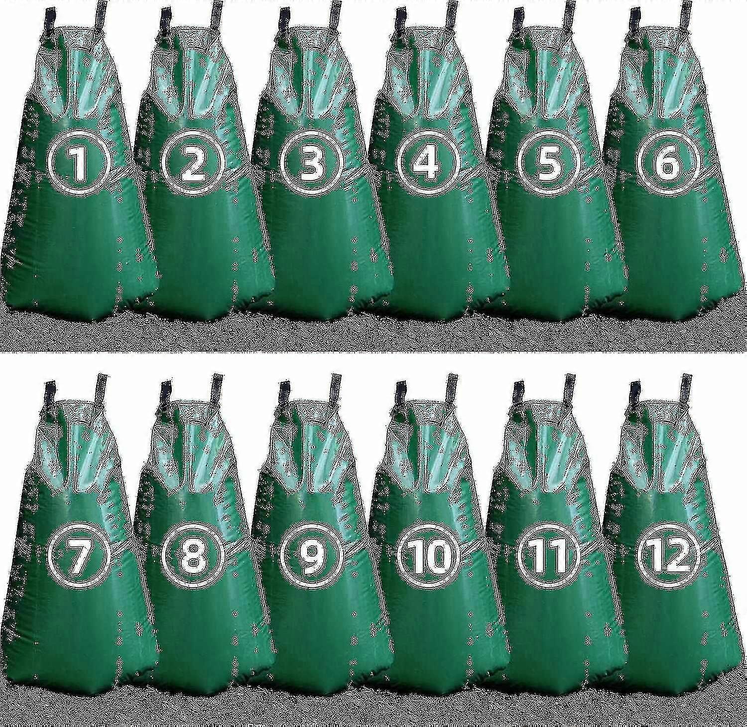 3 חבילה 20 ליטר שקיות השקיית עצים, רב פעמי, עבודה כבדה, שקיות מים בשחרור איטי לעצים, Premi