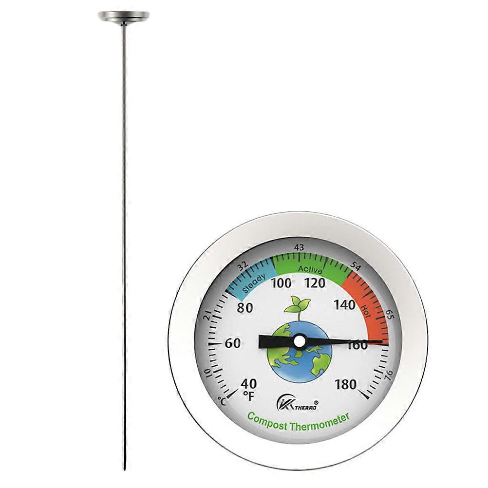 1Pc Soil Thermometer Compost Thermometer Waterproof Thermometer (Colorful)