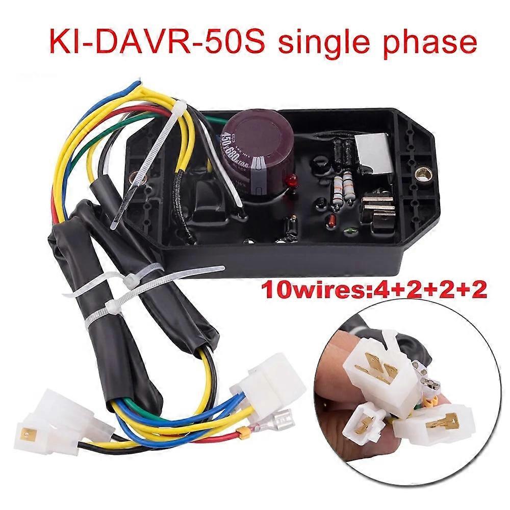 KI-DAVR-50S 50s KIPOR مولد AVR منظم الجهد التلقائي مرحلة واحدة فولت المثبت 10 أسلاك KDE6500T KDE6700T KDE3500T