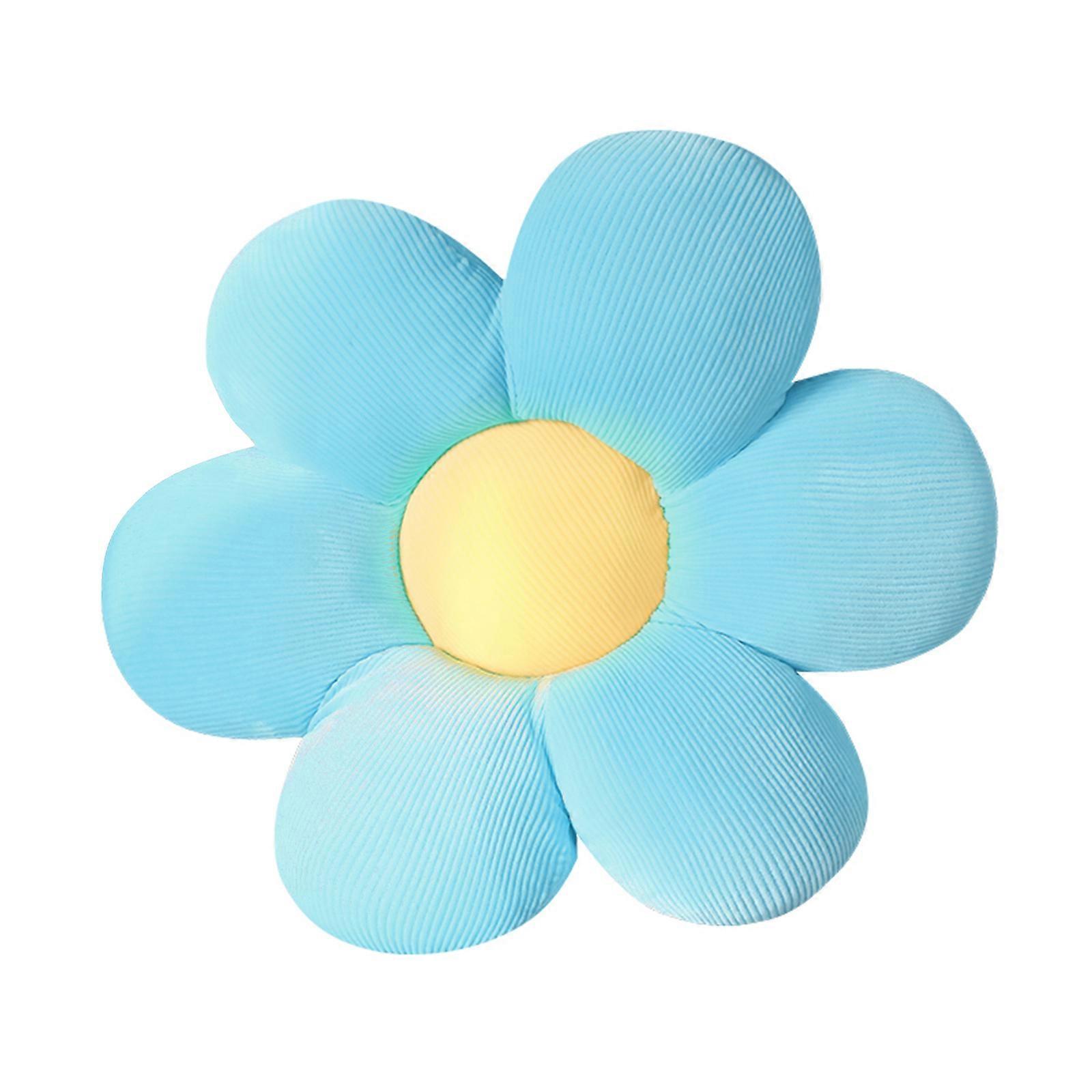 2023 nouveau coussin de canapé en forme de fleur Coussin de siège Oreiller Chambre à coucher Home Decor Remplir la fleur à six pétales multicolore