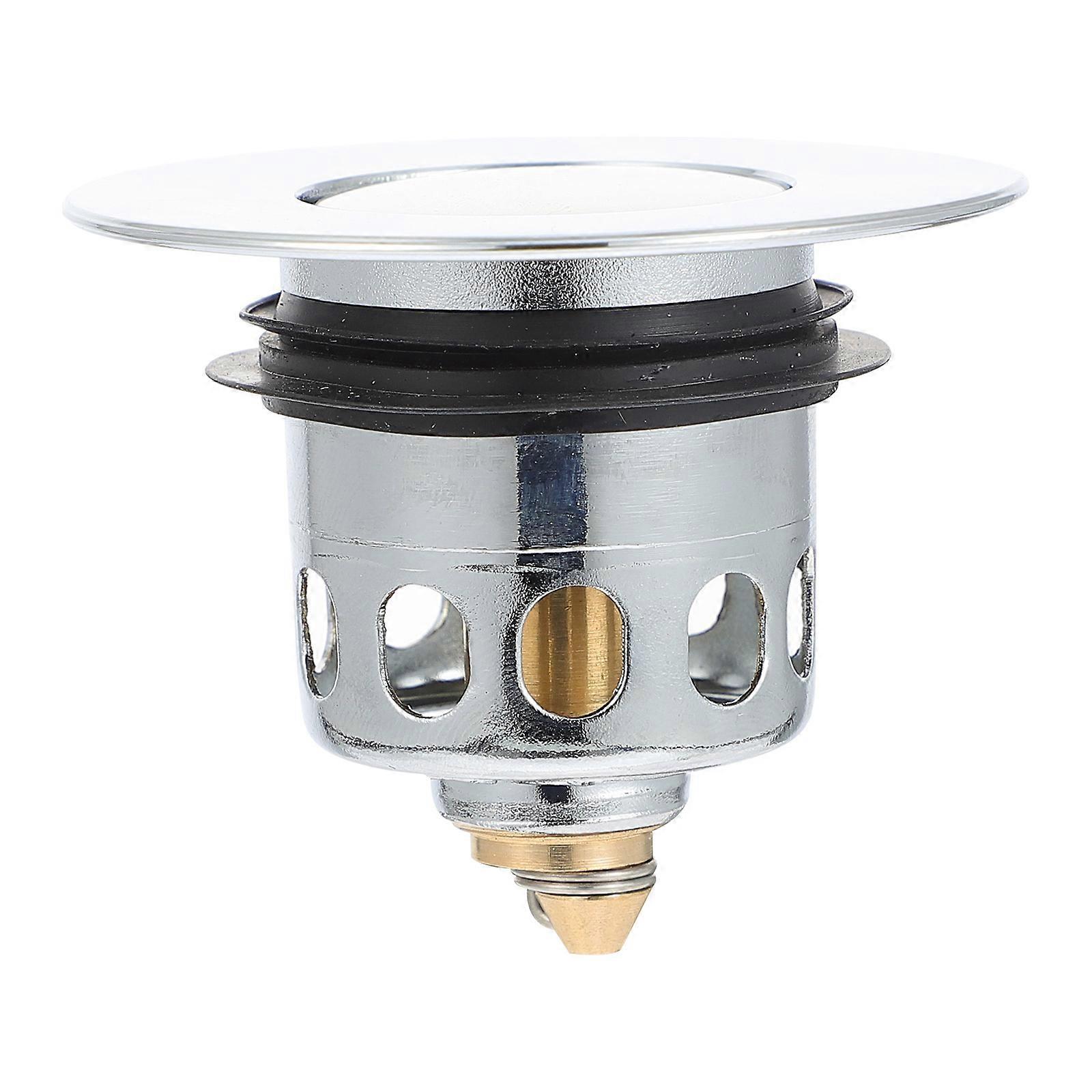 Universeller Kupfer-Abflusssieb Push-Typ-Ablassstopfen Bounce-Kern-Abflussfilter