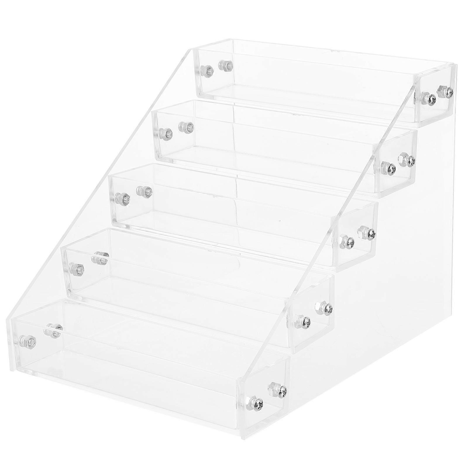 1pc Acrilico Display Shelf riutilizzabile Manicure Salon Rack Nail Polish Organizer