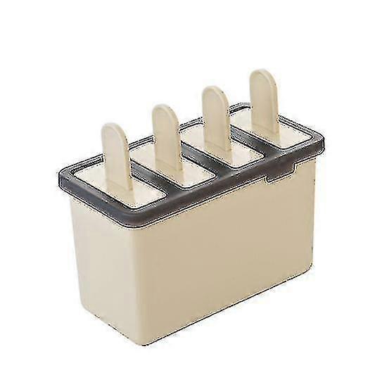 Popsicle Mold Set Durable Diy Popsicle Tray Rack Kitchenwarebeige