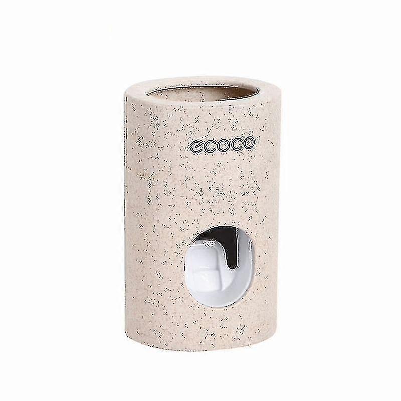 1pc Automatic Toothpaste Dispenser Dust-proof Toothbrush Holder Wall Mount Stand Bathroom Accessories Set Toothpaste Squeezers Tooth