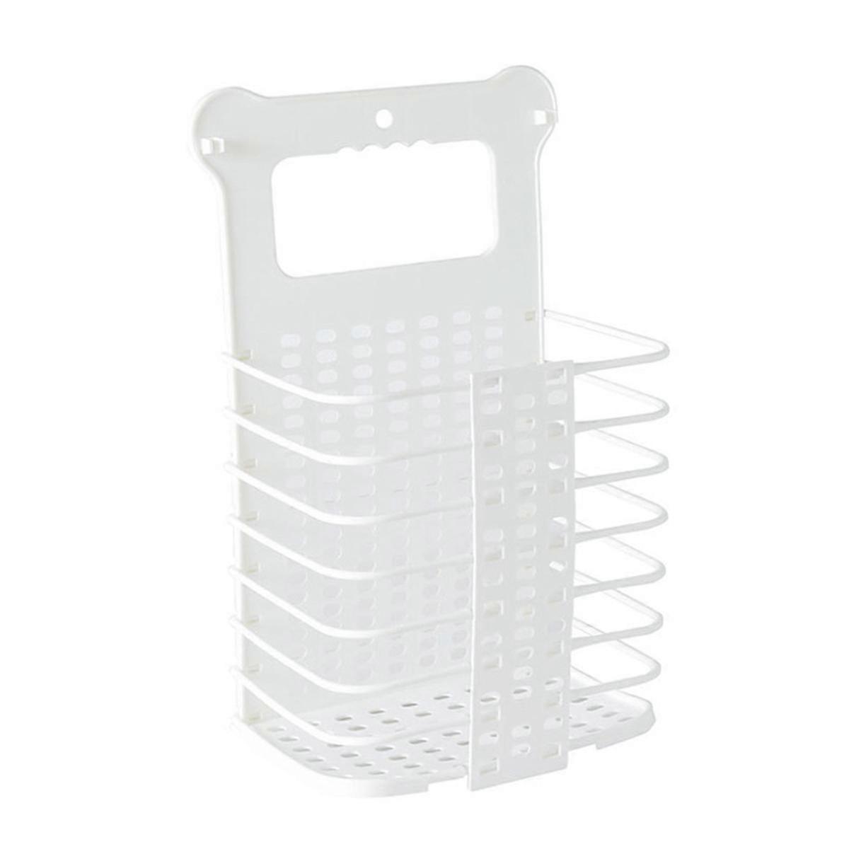 Collapsible Laundry Basket Wall-mounted With Handle Hanging Portable