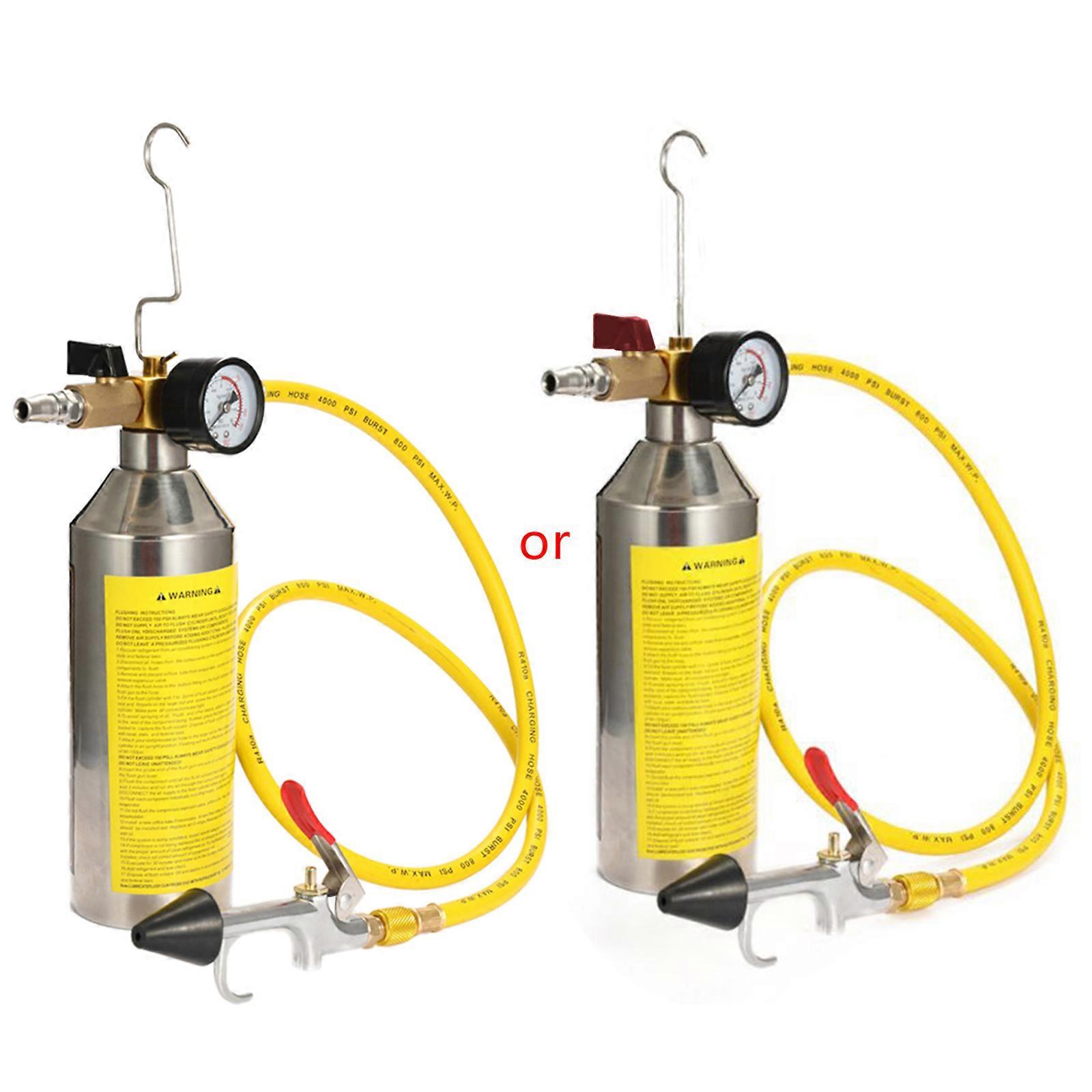 Practical Pipe Flush Clean Kits A/C System Canister Maintenance Cleaning Tool
