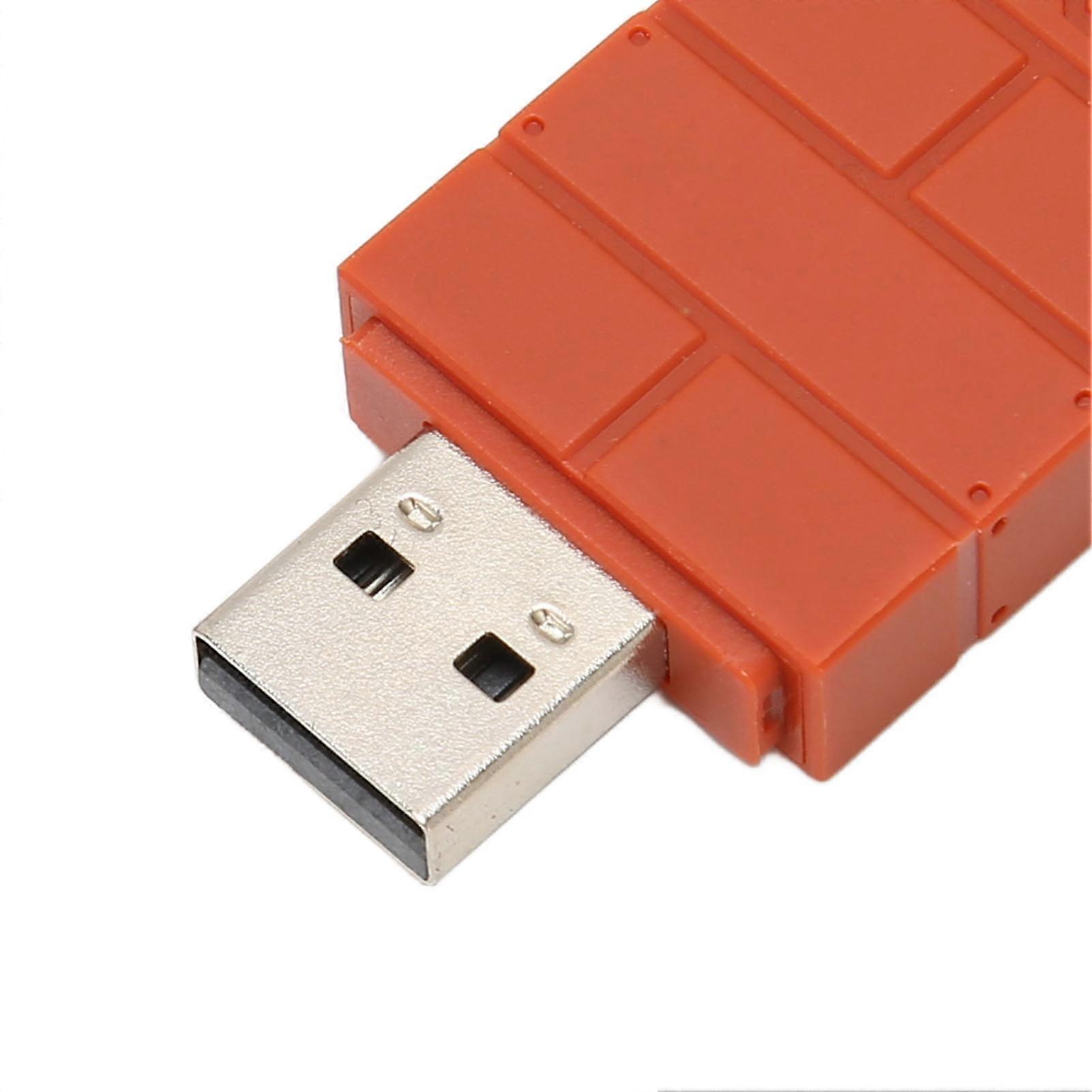 USB Wireless Controller Adapter Multifunction Bluetooth Controller for PC for Windows for OS X for Steam Deck for RPi Brick Red