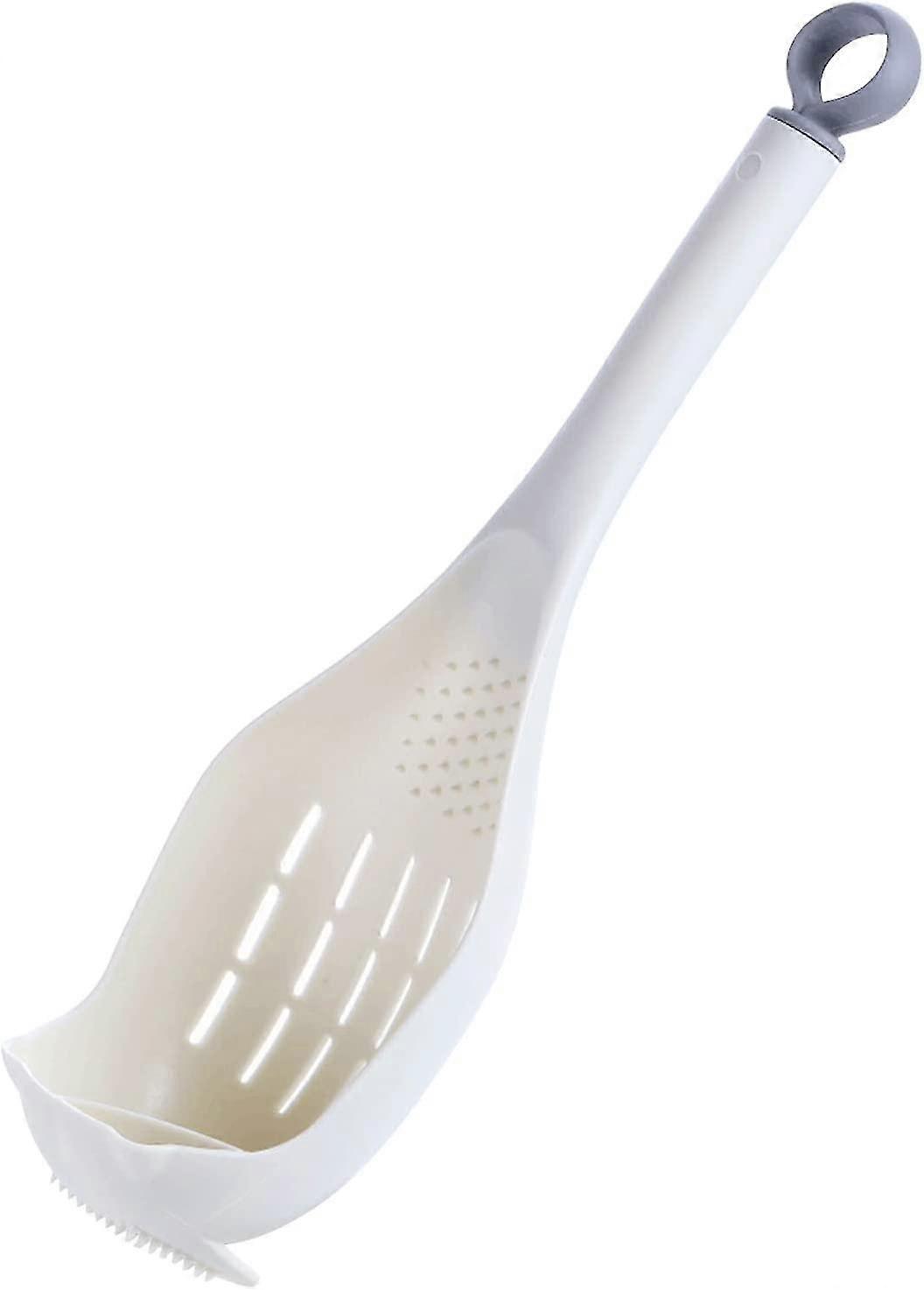 Multifunctional kitchen colander Long handle high temperature resistant draining spoon Filter colander