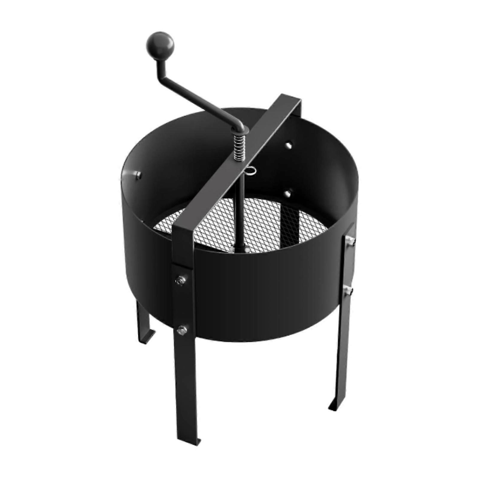 Ferramenta de peneiração de solo com manivela de rotação 56x41cm Peneira de compostagem resistente espessada