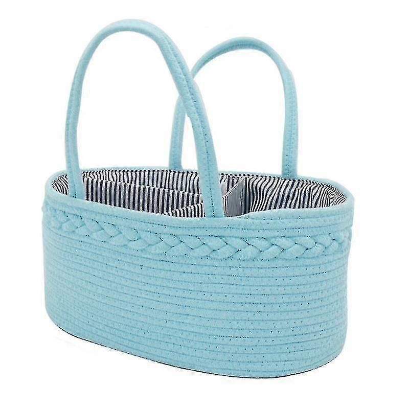 Baby Diaper Storage Bag, Multifunctional Cotton String Storage Basket
